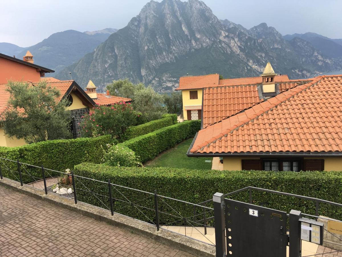 Irina'S House With View On Like And Swimming Pool Apartment Riva di Solto Exterior foto